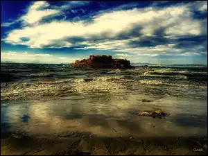 Plaża, Morze, Wyspa