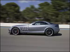 Wydechowy, Srebrny, Boczny, Mercedes SLR, Układ