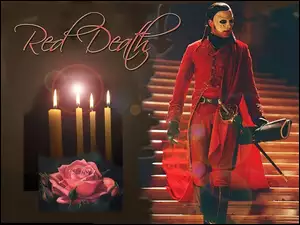 schody, Phantom Of The Opera, smoking, Gerard Butler, świece
