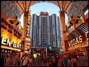 Las Vegas, Hotel, Aleja, Pieszego