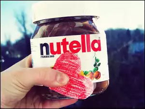 Nutella, Orzechowy, Serduszko, Krem