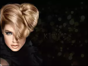 Doutzen Kroes, Falbanki, Blond, Kok