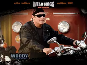 motor, John Travolta, okulary