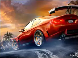 Tuning, Czerwone, BMW