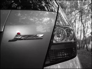 Honda Jazz, Monochromatyczna, Czarno, Biała