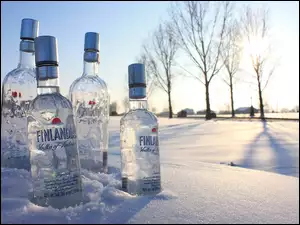 Zima, Butelki, Finlandii