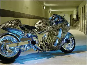 Podświetlony, Motocykl