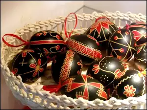 Pisanki, Koszyk, Wielkanocne