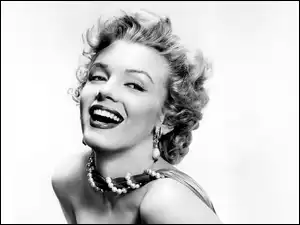 Uśmiech, Marylin, Aktorka, Monroe, Kolczyki