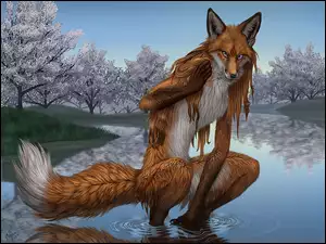 Rzeka, Lis, Fantasy