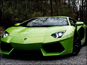 Zielony, Lamborghini Aventador