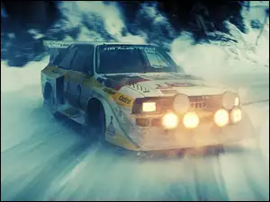 Audi Quattro, Zima, Rajd