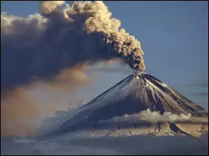 Erupcja, Wulkan, Dym