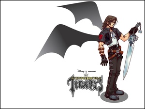 nóż, Kingdom Hearts, mężczyzna, postać, rewolwer