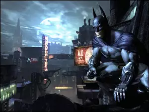 Batman, Noc, Dachy, Budynki