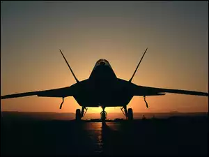 F-22 Raptor, Zachód słońca