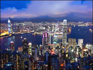 Hong Kong, Nocą