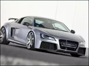 Srebrny, Samochód, Audi