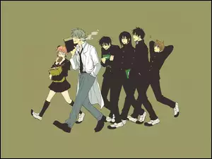 Gintama, Postacie, Czarny, Ubiór