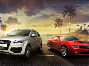 Audi Q7, Chevrolet Camaro