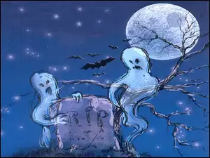 Halloween, księżyc