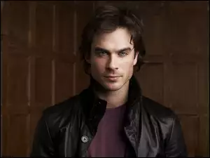 Ian Somerhalder, Kurtka, Aktor, Skórzana
