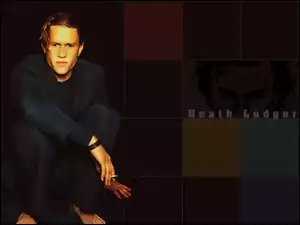 papieros, Heath Ledger, czarny strój