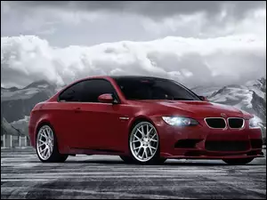 Chmury, Bordowe, Tuning, BMW M3, Góry