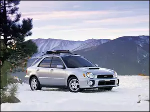 Kombi, Srebrne, Subaru Impreza
