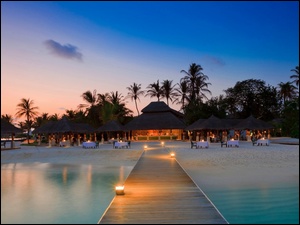 Morze, Na Plaży, Bora, Molo, Bora, Restauracja