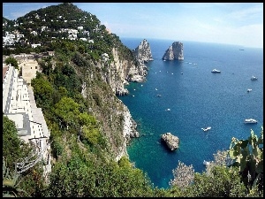 Capri, Morze, Wyspa