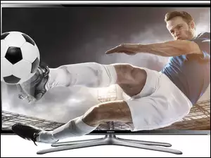 Piłkarz, Telewizor, Samsung