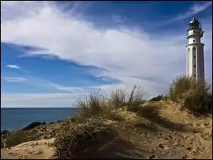Latarnia, Trawa, Morska, Wybrzeże