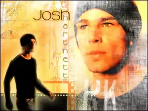 Josh Hartnett, czarna koszulka