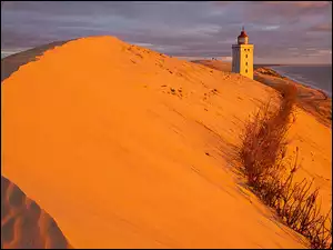 Morska, Pustynia, Wybrzeże, Latarnia
