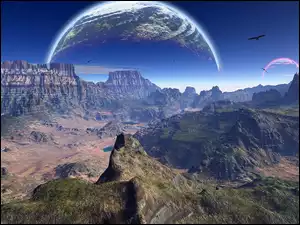 Planety, Fantasy, Kanion