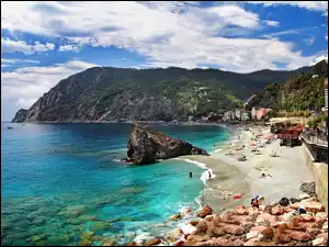 Morze, Włochy, Góry, Monterosso
