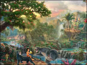 Księga Dżungli, Thomas Kinkade, Disney