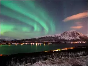 Norwegia, Zorza, Polarna