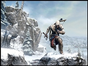 Assassins Creed 3, Postać, Connor, Biegnąca