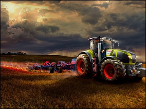 Traktor, Pole