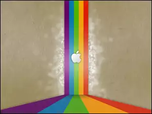 Apple, Paski, Logo, Kolorowe