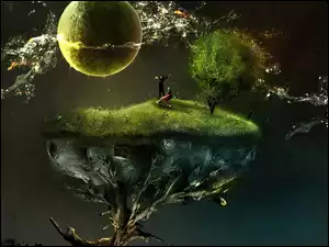 Planeta, Abstrakcja, Człowiek