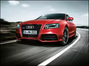 Przód, Czerwone, Audi RS5