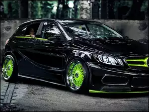 A-klasa, Felgi, Mercedes, BBS, Benz, Czarny