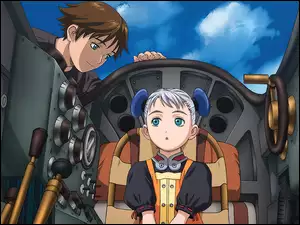 samolot, Last Exile, ludzie