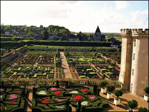 Francja, Zamek, Dolina, Villandry, Loary