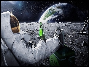 Astronauta, Carlsberg, Kosmos
