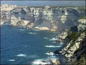 Francja, Klif, Morze, Brzeg