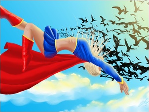 Ptaki, Kobieta, Supermen